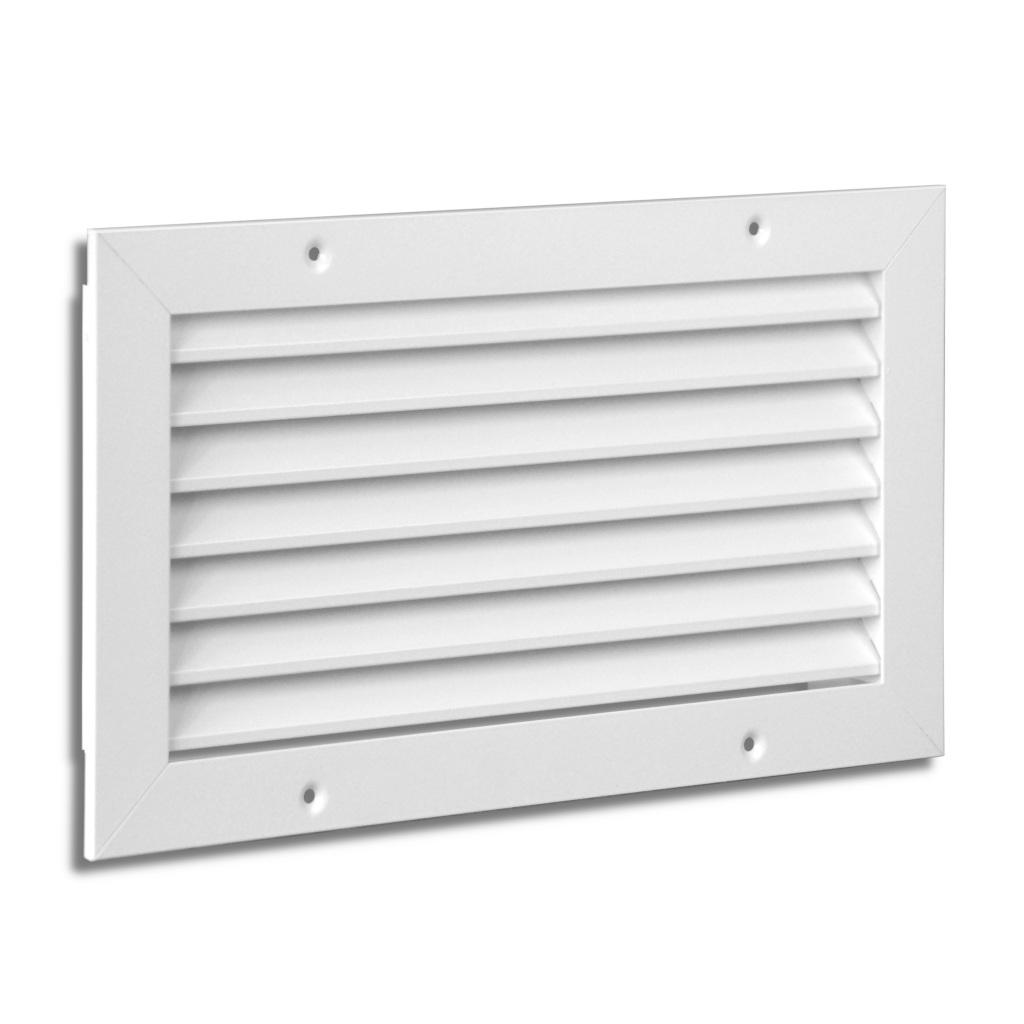 Grilă de exterior 500x400 mm, aluminiu, cu pas de 20 mm
