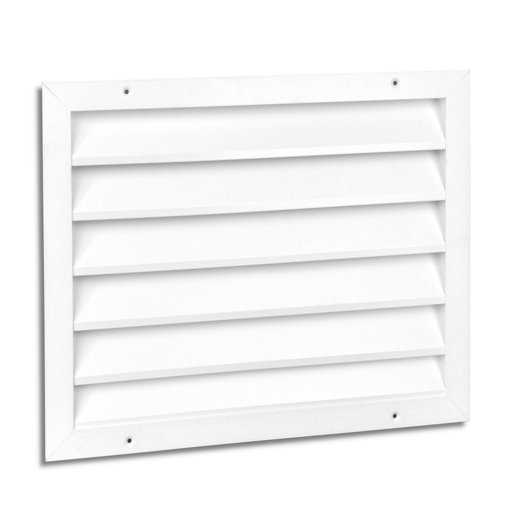 Grilă de exterior 800x800 mm, aluminiu, cu pas de 50 mm