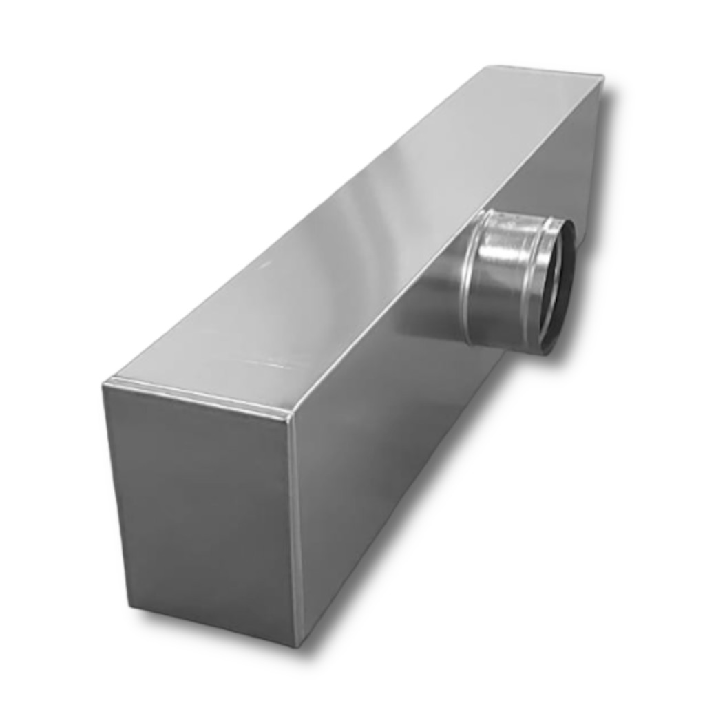 Plenum grilă liniară / slot cu ieșire laterală - config