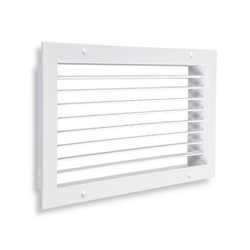 Grilă simplă deflexie 800x100 mm, aluminiu, cu lamele ajustabile